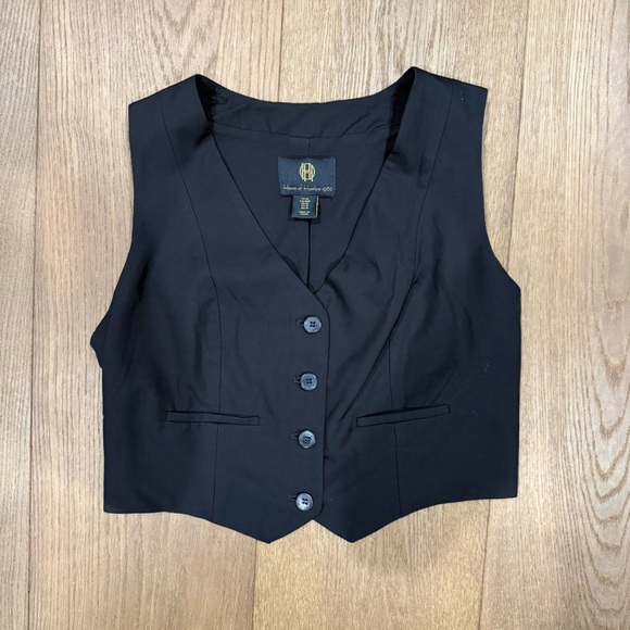 House of Harlow 1960 Jackets & Blazers - House of Harlow 1960 Black Women's Tailored Vest
